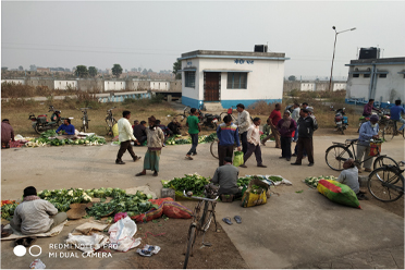 Open Market Shed,Para Block Seed Farm Krishak Bazar
